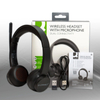 Słuchawki bezprzewodowe Q-CONNECT, z mikrofonem, czarne