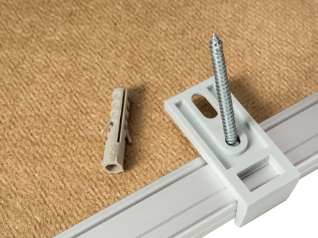 Tablica Tekstylna Filcowa 90x60 cm w Ramie Aluminiowej WA1 - Czerwona