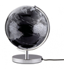 Globus TROIKA Terra Light, śr. 25cm, metalowa podstawa, czarno-srebrny