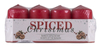 Świeca słupek DONAU HOME Spiced Christmas, 40x70mm, 4 szt., ciastka korzenne, czerwony