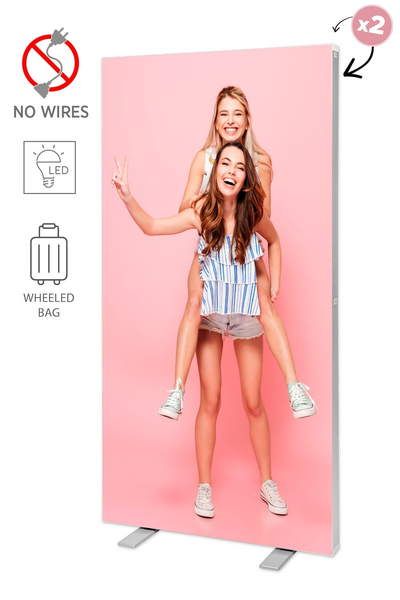 LED BOX 100x200 - wersja 2.0 w torbie na kó³kach