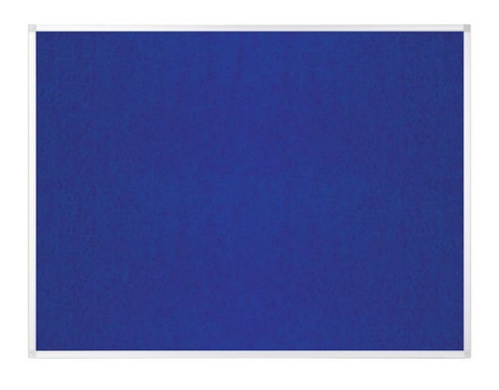 Tablica Tekstylna Filcowa 120x90 cm w Ramie Aluminiowej WA1 - Niebieska