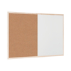 Tablica BI-OFFICE Combo, suchoś. -korkowa, 60x45cm, rama drewniana