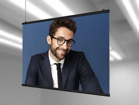 Listwy plakatowe Standard 100 cm - czarne