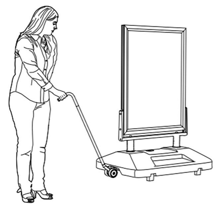 Wózek do przewożenia Potykaczy typu WaterBase