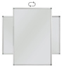 Tablica Biała CERAMICZNA Suchościeralna Magnetyczna 170x100 cm w Ramie Aluminiowej WA1