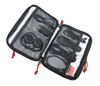 Organizer TROIKA Business Tech Pouch 2, na kable i akcesoria, szary