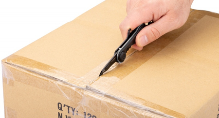 Brelok TROIKA Parcel Cut & Cart, 9 funkcji, czarno‑tytanowy