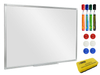 Tablica PandaBoards WA1 80x50 cm - biała suchościeralna magnetyczna w ramie aluminiowej