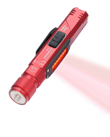 Latarka TROIKA Eco Knicklicht, czerwona