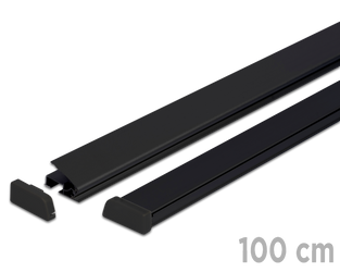 Listwy plakatowe Standard 100 cm - czarne