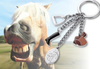 Brelok TROIKA Pferdegluck, 4 charmsy, emaliowany metal