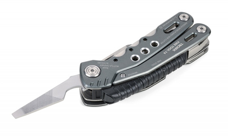 Narzędzie wielofunkcyjne TROIKA Fire Tool, 14 funkcji, szary