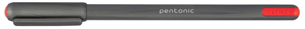 Długopis LINC Pentonic, śr. kulki 1,0mm, gr. linii 0,5mm, czerwony
