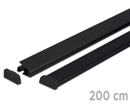Listwy plakatowe Standard 200 cm - czarne