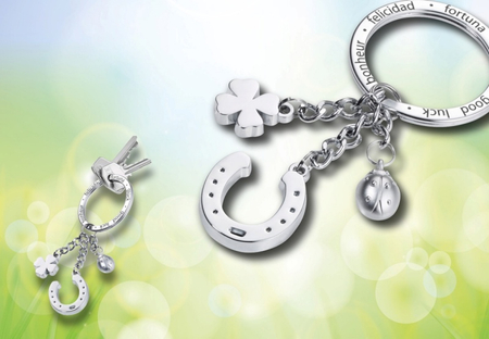 Brelok TROIKA Glucksbringer Hufeisen, 3 charmsy, metal