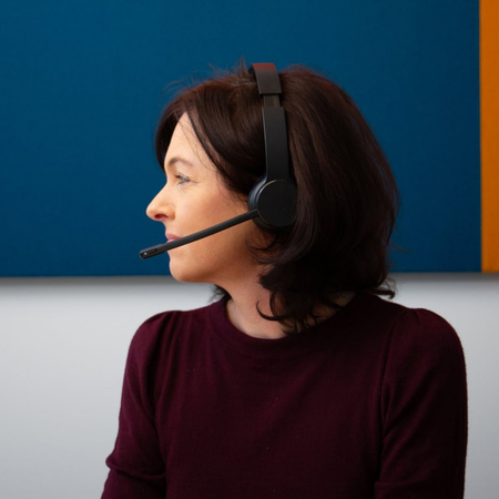 Słuchawki bezprzewodowe Q-CONNECT, z mikrofonem, czarne