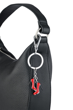 Brelok TROIKA Pumps, karabińczyk, 2 charmsy, emaliowany metal