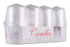 Świeca słupek DONAU HOME Standard Lakier, 50x100mm, 4 szt., biały perła