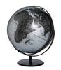 Globus TROIKA Juri, śr. 30cm, metalowa podstawa, srebrno-czarny