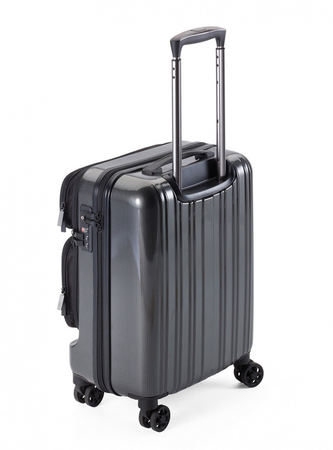 Walizka TROIKA 36 Hours Trolley, poliwęglan, szara