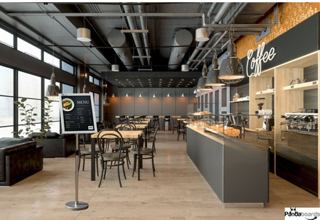 Stojak informacyjny Menu Board OWZ A4 z ramą aluminiową