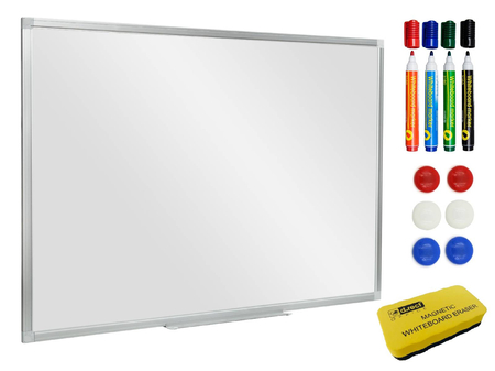 Tablica PandaBoards WA1 60x45 cm - biała suchościeralna magnetyczna w ramie aluminiowej