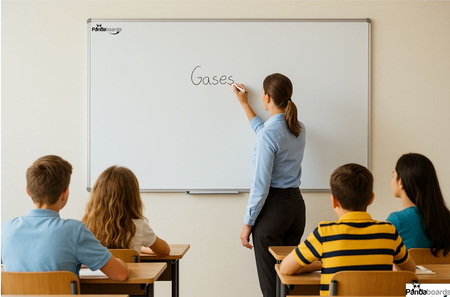 Tablica Magnetyczna Biała Suchościeralna 70x50 / 50x70 cm  w Ramie Aluminiowej WA1