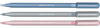 Długopis LINC Pentonic Frost, śr. kulki 0,7mm, gr. linii 0,3mm, czarny