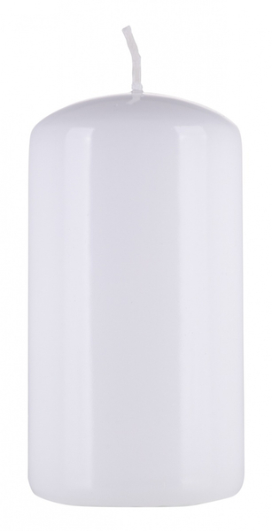 Świeca słupek DONAU HOME Standard Gloss, 60x115mm, biały