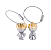 Brelok TROIKA Little King & Little Queen, chromowany metal