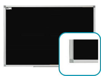 Tablica Kredowa Czarna 200x100 cm w ramie aluminiowej WA1