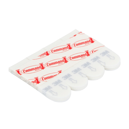 Paski do plakatów COMMAND™ (17024), małe, 12 szt., białe