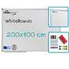 Tablica Magnetyczna Biała Suchościeralna 200x100 / 100x200 cm  w Ramie Aluminiowej WA1