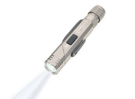 Latarka TROIKA Eco Knicklicht Pro, LED, 5 funkcji, szara