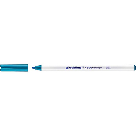 Pisak tekstylny e-4600 EDDING, 1 mm, błękit orientalny