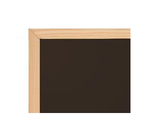 Tablica Kredowa Czarna 60x40 cm w ramie drewnianej 