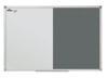 Tablica Combi: magnetyczna - tekstylna 60x40 cm w ramie aluminiowej "1"